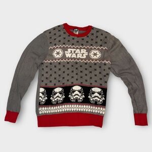 Star Wars Storm Troopers Christmas Sweater. Size: L